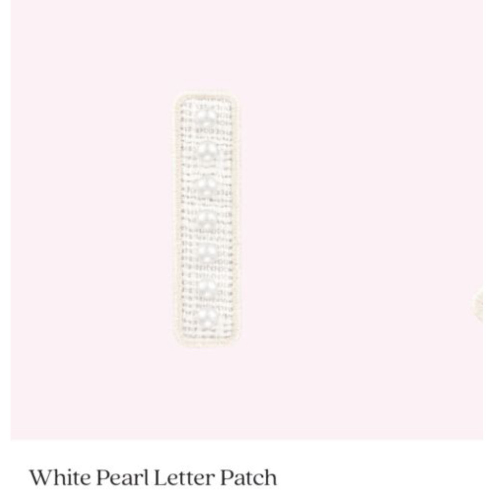 $22 Stoney Clover Lane Women's Pearl Sticker Patch - “I”